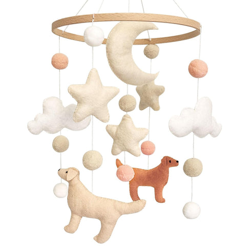 Dog Theme Baby Mobile, Mobile for Crib, Crib Mobile for Boys and