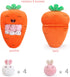 REFAHB Plush Carrot Bunnies Doll Toy Pillow - Gifts for Teens, Girls, Kids, Decorative for Sofa Chair