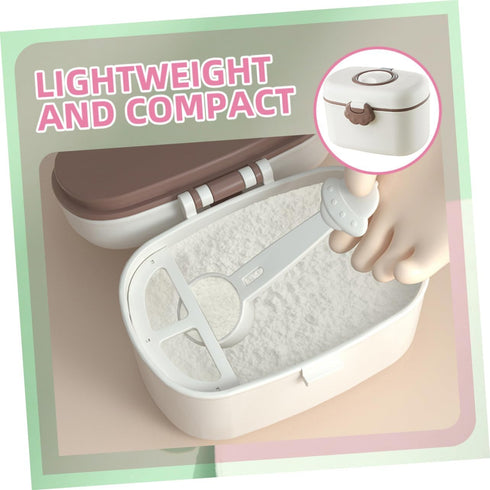 PERSELOSO Portable Baby Formula Container Airtight Seal Travel Milk Powder Dispenser for Infants Waterproof Food