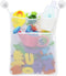 2 x Baby Bath Toy Organizer, Bath Toys Storage Mesh Bag with 4 Strong Suction Hooks, Quick Drying Basket