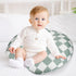 Green Checkered Nursing Pillow Cover & Bumbo Seat Protector