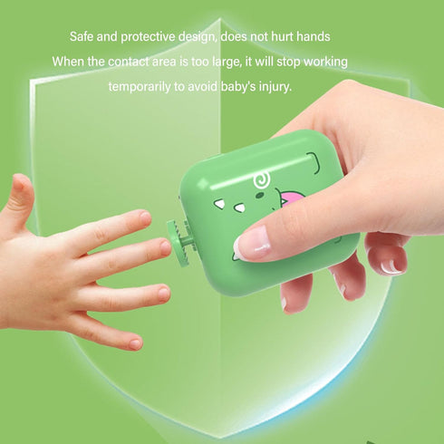 Sunicon Trimmer 4 Electric Nail Clipper, Baby Nail Safe Portable Cute Electric Baby Nail Clipper Kit with Grinding