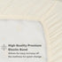 Everyday Kids Fitted Crib Sheet, 100% Soft Breathable Microfiber Baby Sheet, Fits Standard Size Crib Mattress 28in x