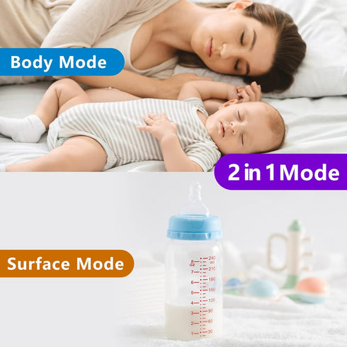 Digital Thermometer for Adults and Kids - No Touch Forehead Infrared Thermometer with Fever Alarm
