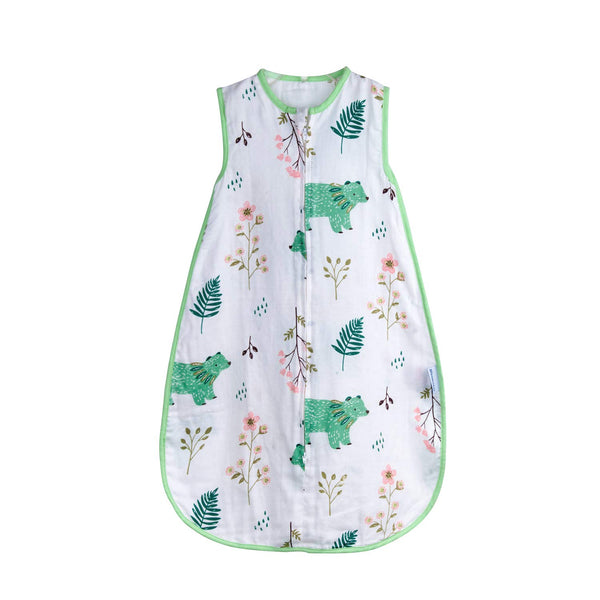 Baby Sleeping Sack, Lightweight Muslin Cotton Wearable Blanket, 12-24 Months, Summer Sleep Bag