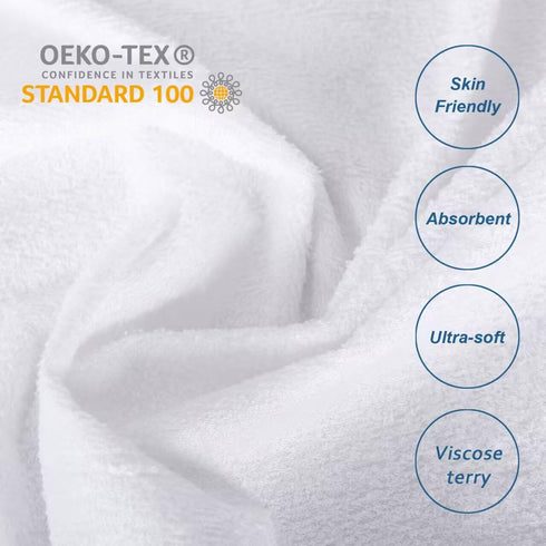 Top,1 Pack Moonsea Crib Mattress Protector Waterproof,Mattress Cover Protector, Smooth Top Mattress Protector for Kids