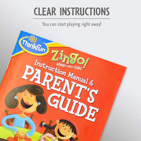 ThinkFun Zingo Bingo - Unique Pre-Reading Game for Kids | Fun for Classroom & Home | Boosts Language & Matching Skills