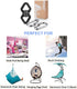 Black Swing Swivel, 30 KN Safest Rotational Device for Hanging Accessory