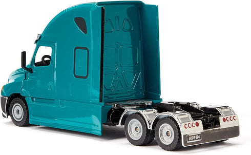 Siku 2717, 1:50, 1:50 Freightliner Cascadia, Toy Tractor, Plastic/Metal, Blue, Opening Bonnet, Coupling for Combining