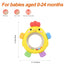 0-6 0-6 6-12 Baby Teether for Months, Soft Silicone Teething Toy, Freezer Safe Cooling Relief, Easy Grip Design, BPA