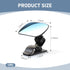 Yidcidu 360 Car Mirror for Baby, Rotatable Adjustable HD Observation Glass, Wide Angle Rear Seat Viewer with ABS Clip
