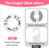 Hadnves Closet Closet 6 Baby Dividers Unisex Round Baby Clothes Dividers Nursery Organizer Decor Double-Sided Fits Most