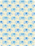 miaozhen 1 Pack 52x28 Cotton Crib Sheets for Baby Boys Girls Soft Comfy Cute Animal Blue Elephants Crib Mattress Sheet
