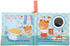 Teddy Bear Cloth Crinkle Books for Babies, Soft Tummy Time Mirror Toy, Gifts for Boys Girls Baby Shower, 0-3 Years
