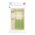 Bumkins Sippy Cup with Straw, Spill Proof Baby and Toddler Cup, Transition Cup for 1 Year Olds, Platinum Silicone,