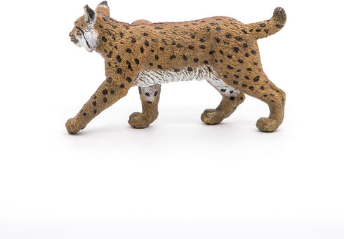 Papo Lynx Realistic Plastic Figurine - Hand Painted, Durable Wildlife Toy for Children, Gift Idea
