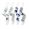 PandaEar Baby Pacifier Clips Solid Color, 4 Pack Universal Holder Leash for