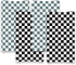 Jola's House 4 Pack Checkered Plaid Crib Sheets Neutral Breathable Buffalo Check Fitted Baby Sheets Nursery Sheets