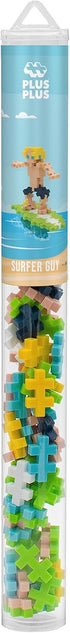 PLUS PLUS Surfer Guy, 70 Piece Construction Building Toy, Interlocking Mini Puzzle Blocks for Kids