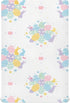Pigsaly Crib Sheets Purple Rabbit Happy Easter Eggs Baby Sheet for Standard Crib