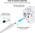 HB65/HB40/HB6550/HB66/HB248/HB6339/HB6550 SM935E/SM650/Bonoch/ChildsFarm Flexible Baby Monitor Clip Clamp Mount Holder