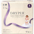 DRYPER Baby Diaper, Disposable Diaper Newborn Nappies Size 6 (35+ lbs), 3D Leak