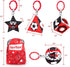 teytoy High Contrast Baby Stroller Toy, Black and White Infant Pattern Rattle, Easy Clip Hanging Toy for Newborns