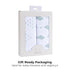 Pack 100% 2 Pack Set Ely's & Co. N Play Fitted Playard Sheets - Breathable Jersey Knit Cotton - Unisex Mini Crib