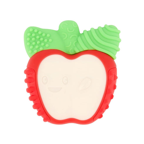 Infantino Lil' Nibbles Vibrating Apple Baby Teether, Sensory Exploration and Teething Relief