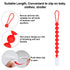 Set 3 Baby Food Grade Silicone Carrier Vehicle Teether Toy with Pacifier Clip Holder,Teething Toys Gift for Months+