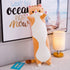 shangman Lovely Plush Cat Doll Cute Cartoon Soft Stuffed Kitten Long Throw Sleeping Pillow Toy Gift for Kids Girlfriend Multiple Size (Brown,50cm/19.6in)