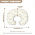 Hechitok Flower Nursing Pillow Cover, Premium Quality Soft Breast Feeding Pillow Covers Great for Breastfeeding Moms