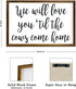 12x8in We Will Love You Til The Cows Come Home, Farm Theme Nursery Decor, Farmhouse Nursery Sign, Baby Boy Gift