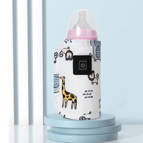 Generic Babys Milk Warmer - Portable Heating Bag, Intelligent Bottle Heater, Thermal Insulation Cover, USB Power