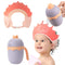 FUNUPUP Baby Shower Cap for Kids with Bath Rinse Cup, Adjustable Toddler