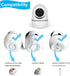 Flexible Baby Monitor Clip Clamp Mount Compatible with HelloBaby HB6550/HB65/HB66/HB248,ANMEATE SM935E,iFamily 43E,Kidsneed SM935, Hellobaby Camera Mount Without Tools or Wall Damage