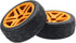 OD2.75'' 12mm Hex Hub Wheel Rims with Nylon & Rubber Tires Compatible with HSP Tamiya HPI Kyosho Traxxas RC Cars