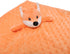BORITAR Fox Baby Security Blanket Soft Minky Dot Fabric Lovey Blanket with Cute Woodland Pattern Backing Stuffed Plush Cuddle for Newborn Infant Gifts Orange 14 Inch by BORITAR