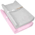 2 Pack Baby Changing Pad Covers, Super Soft Plush Dot Diaper Changing