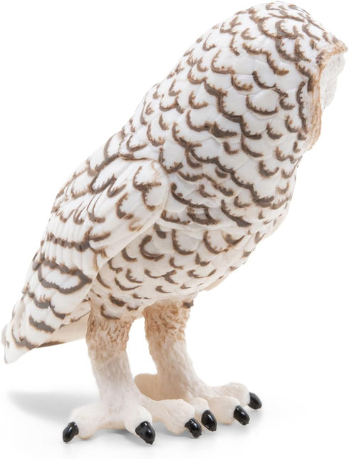Papo Hand-Painted Figurine, Wild Animal Kingdom, Snowy Owl, 50167, Collectible for Children