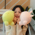 REFAHB 9" Soft Plush Rabbit Toy, Cylindrical Body Pillow for Kids, Cute Stuffed Animal