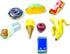 Super Foodie Recooked Action Figure Accessories, 1:12 and Six Inch Scale Miniature Plastic Food Accessories