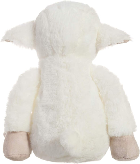 Apricot Lamb Toys Plush Lamb, Stuffed Sheep Stuffed Fuzzy Baby Lamb, Perfect for Girls Boys Newborn Baby (White Lamb,