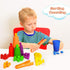 Bmag Counting Bears with Matching Sorting Cups, 90 Bears STEM Educational Toy for Toddler Pre-School Learning
