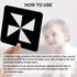 beiens High Contrast Baby Flashcards, Black White Color Visual Stimulation Learning Activity Cards for Newborns (0-3