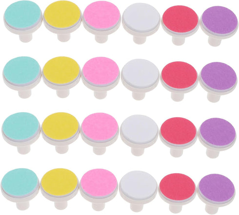 Newborn Nail File Pad Set 24pcs Electric Baby Nail Buffer Safe Easy