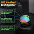 Mechaniker Luminous Kinetic Spinning Desk Toys, Metal Full Body Optical Illusion Fidget Spinner Ball, Glow in The Dark