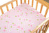 Pack n Play Playard Fitted Sheets 2 Pack Set for Baby Girl, Soft Stretchy Jersey Knit Portable Mini Crib Cover, Pink