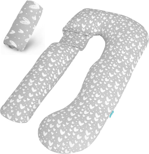 Pregnancy Pillow Cover U-Shaped (ONLY Pillowcase), Super Soft Replacement Cover for Maternity