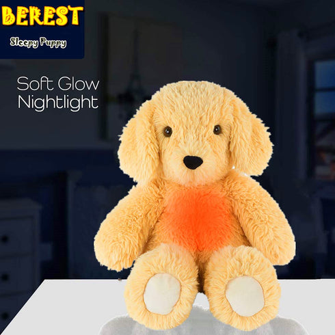 9 BEREST Baby Cry Sensor Sleepy Dog Sleep Soother Sleeping Aid White Noise Infant Stuffed Animal Puppy Dog Toy, Nursery